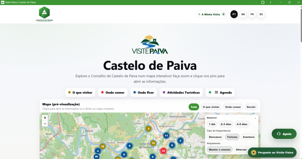 Plataforma Visite Paiva